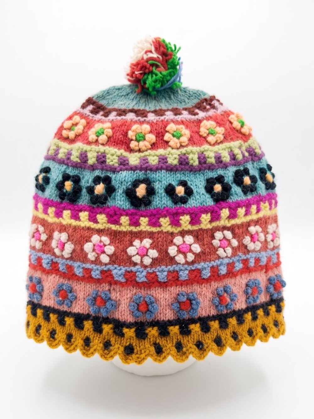 Traditional Andean Chullo from Cusco – Warmth, Tradition, and Artisanal Craftsma